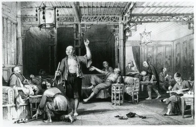 Kinesiske opiumsrygere, 1843